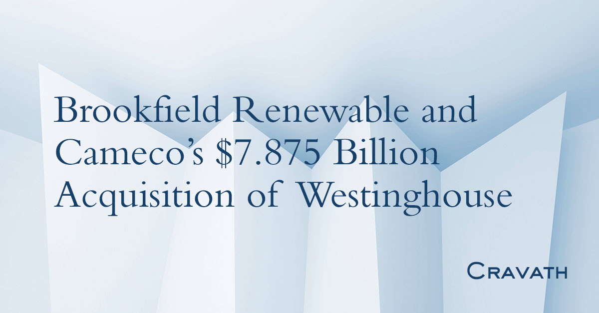 Brookfield Renewable And Cameco’s $7.875 Billion Acquisition Of ...